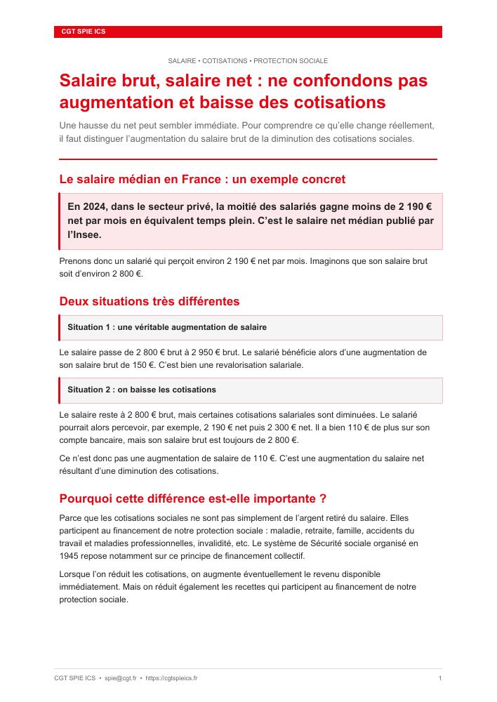 Salaire : + de net ou + de salaire ?
