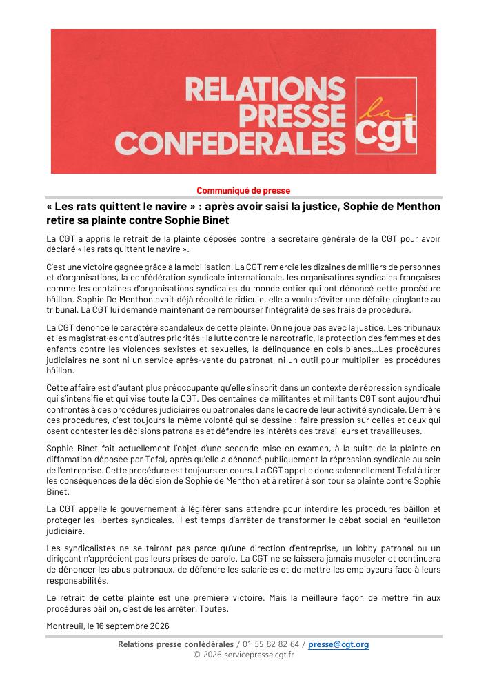 « Les rats quittent le navire »