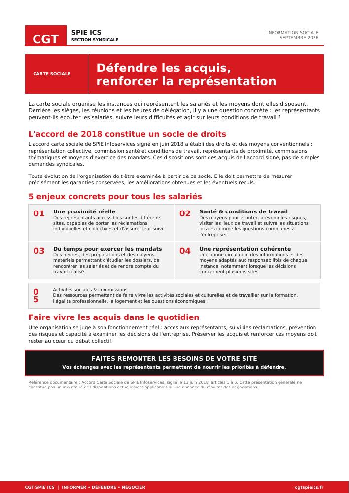 Carte Sociale